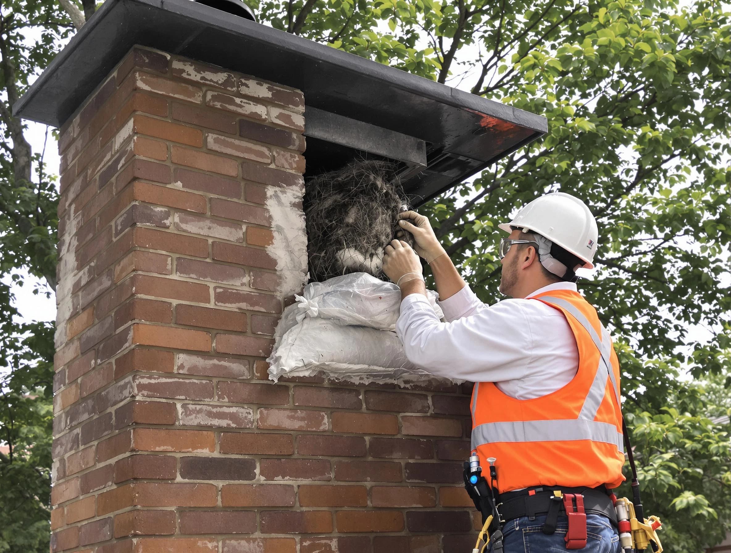 Humane removal of debris and animals by Coopertown Chimney Sweep in Coopertown, TN