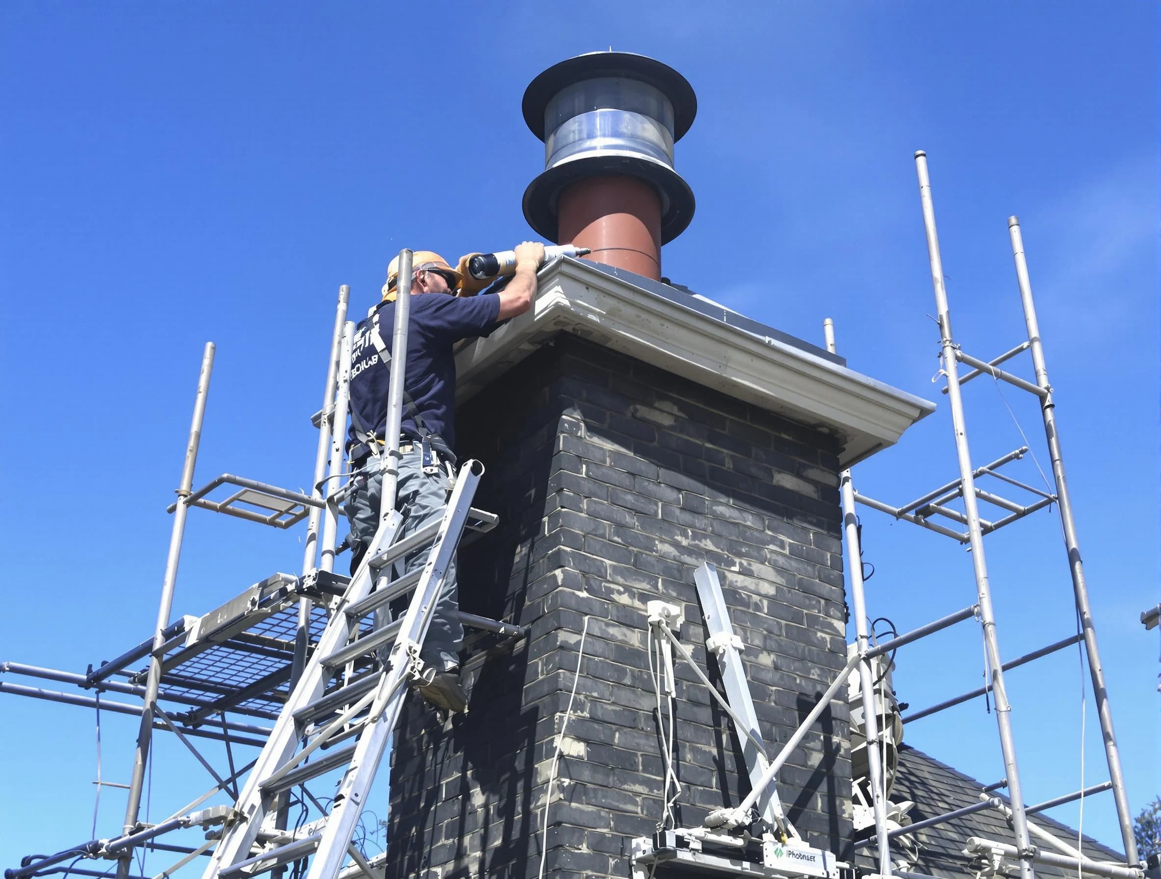 Sturdy chimney crown finished by Coopertown Chimney Sweep in Coopertown, TN