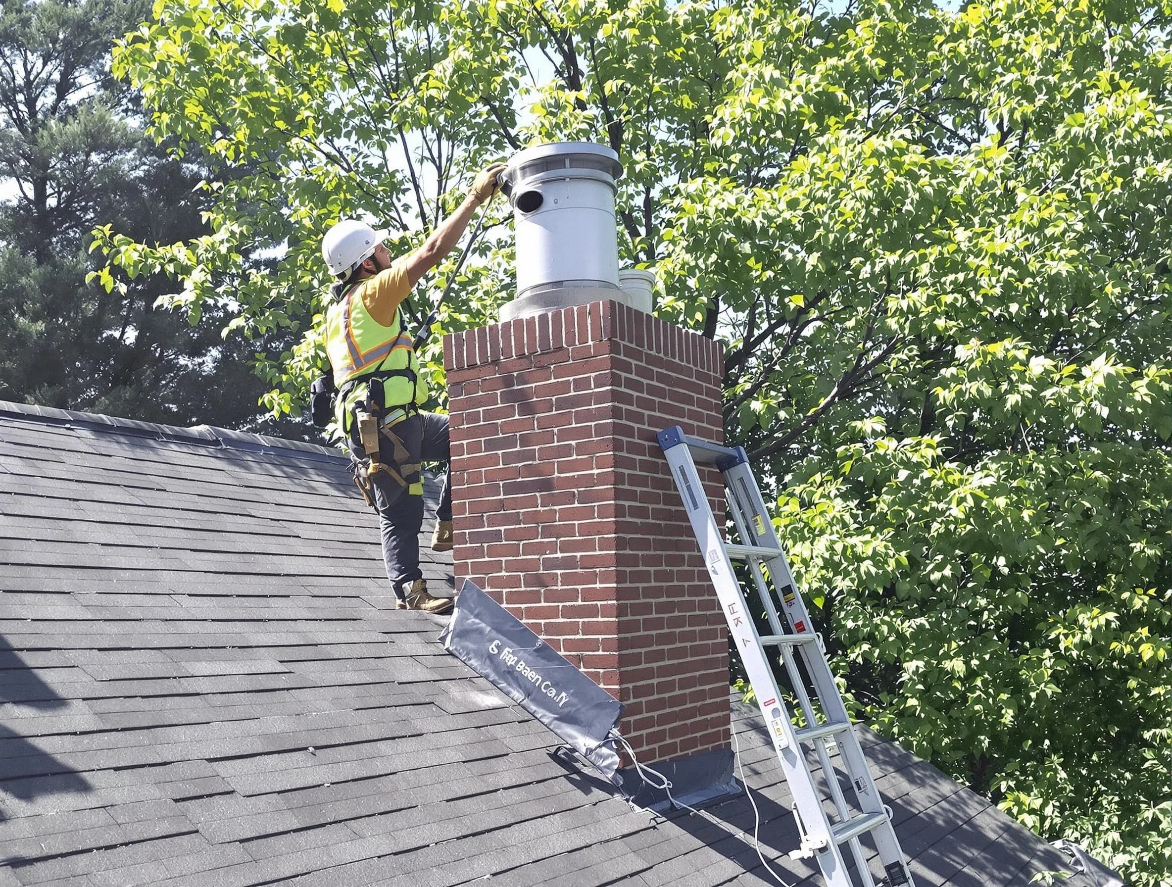 Chimney liner inspection by Coopertown Chimney Sweep in Coopertown, TN