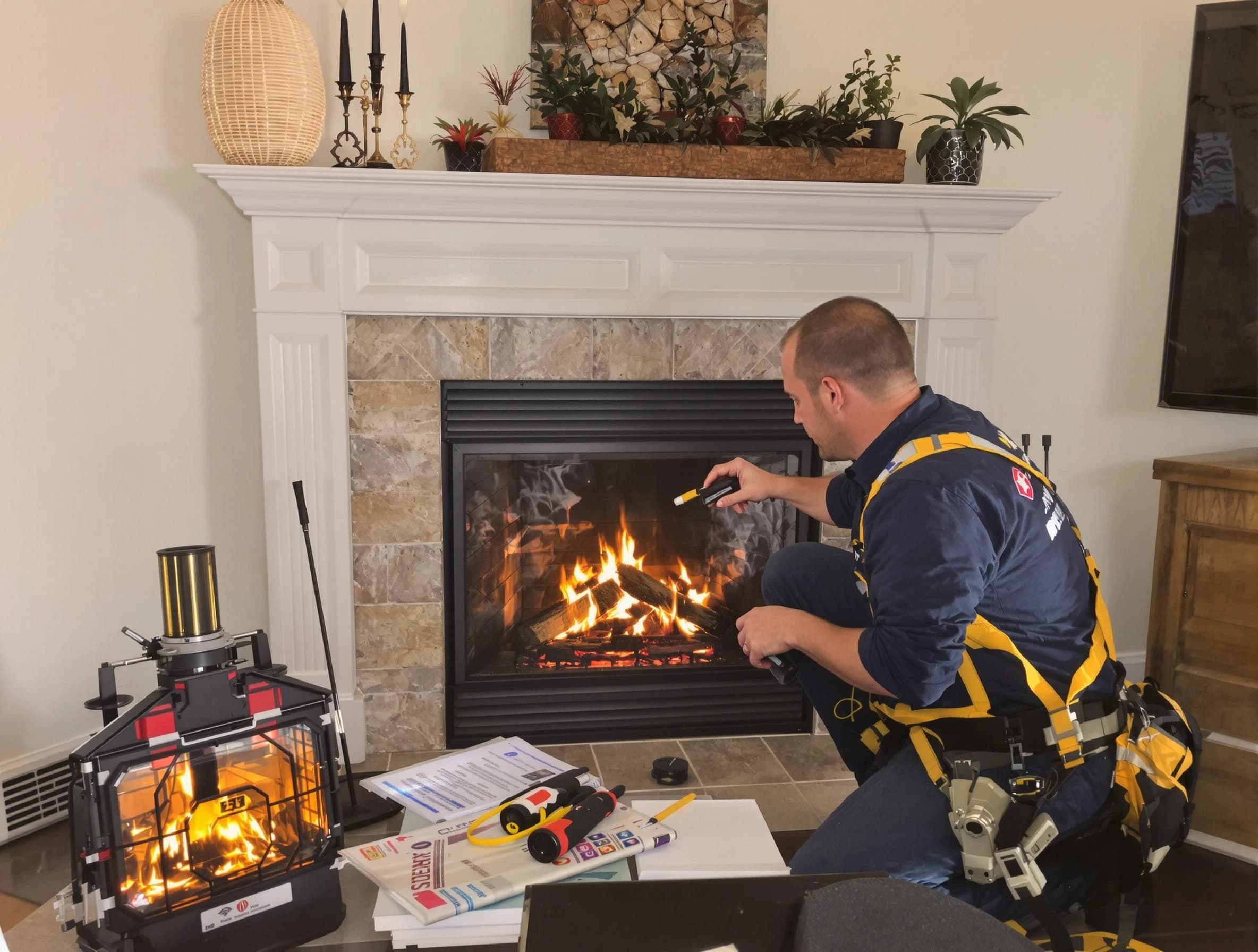 Safety-focused fireplace inspection by Coopertown Chimney Sweep in Coopertown, TN