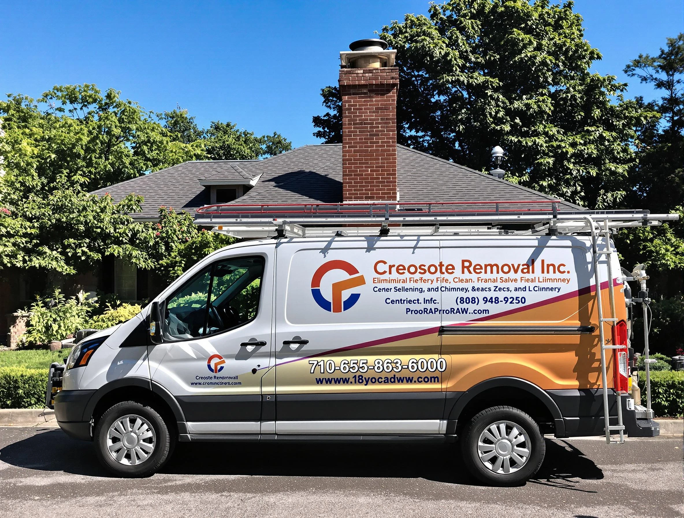 Coopertown Chimney Sweep technician removing creosote safely in Coopertown, TN